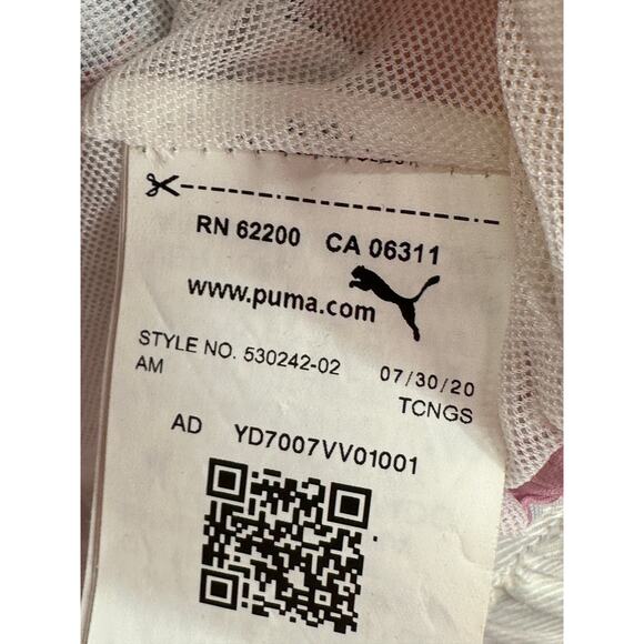 Puma Jacket Women SMALL White Multi International Woven Print Track Full Zip - Picture 8 of 11